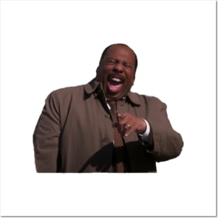 Stanley Hudson laughing Posters and Art